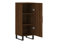 Aparador buffet cómoda mueble mueble de almacenaje organizador cocina salón salón 34,5 x 34 x 90 cm madera contrachapada marrón 02_0031239