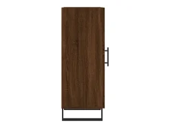 Aparador buffet cómoda mueble mueble de almacenaje organizador cocina salón salón 34,5 x 34 x 90 cm madera contrachapada marrón 02_0031239