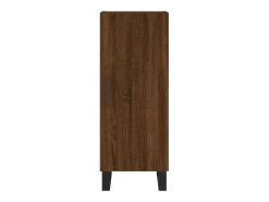 Aparador buffet cómoda mueble mueble de almacenaje organizador cocina salón salón 34,5 x 34 x 90 cm madera contrachapada marrón 02_0031239