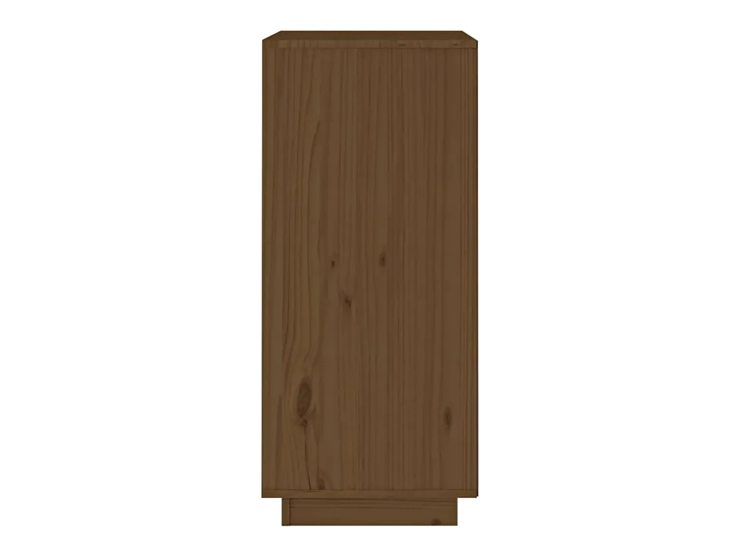 Aparador buffet cómoda mueble almacenaje organizador cocina salón salón 38 x 35 x 80 cm madera maciza de pino marrón 02_0035746