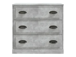 Aparador buffet cómoda mueble mueble de almacenaje organizador cocina salón salón 70 x 35,5 x 67,5 cm madera contrachapada gris 02_0032082