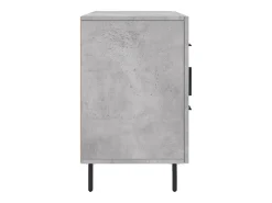 Aparador buffet cómoda mueble almacenaje organizador cocina salón salón 100 x 36 x 60 cm madera contrachapada gris 02_0031832