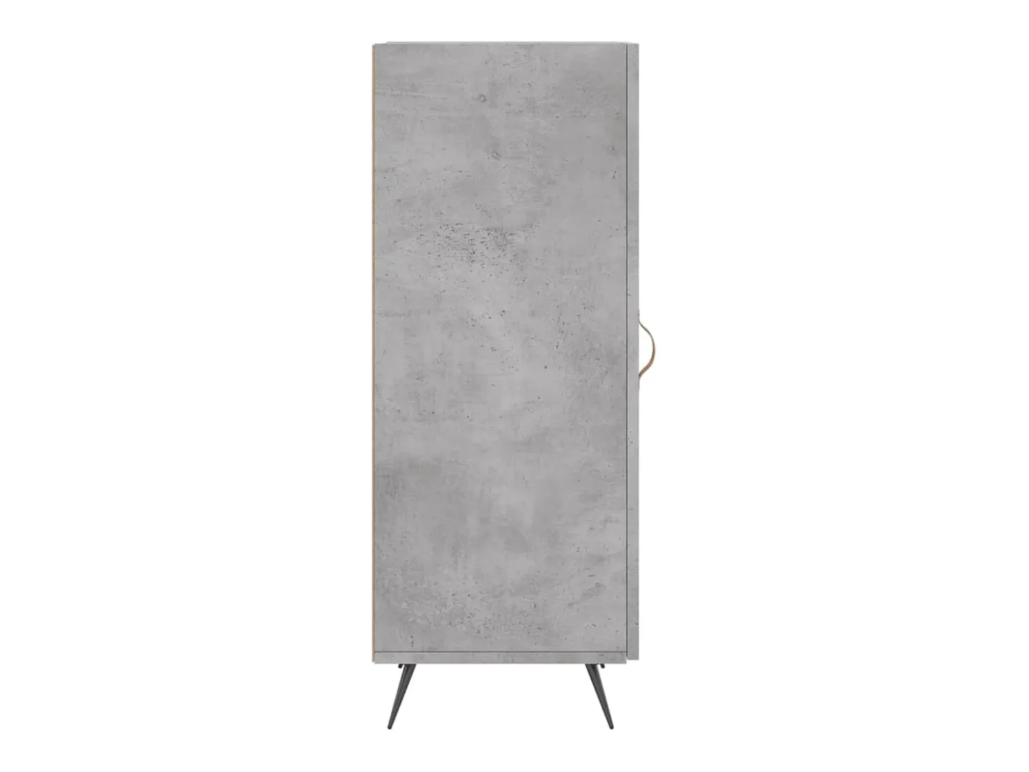 Aparador buffet cómoda mueble mueble de almacenamiento organizador cocina salón salón 34,5 x 34 x 90 cm madera contrachapada gris 02_0031921