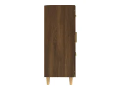 Aparador buffet cómoda mueble almacenaje organizador cocina salón salón 69,5 x 34 x 90 cm madera contrachapada marrón 02_0031376