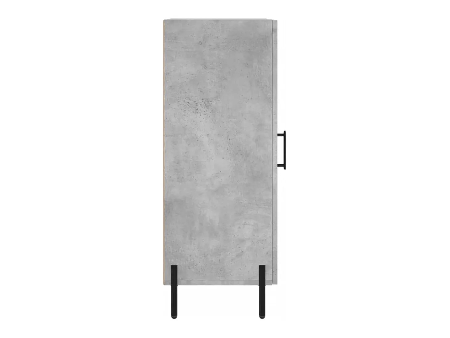 Aparador buffet cómoda mueble mueble de almacenaje organizador cocina salón salón 34,5 x 34 x 90 cm madera contrachapada gris 02_0031911