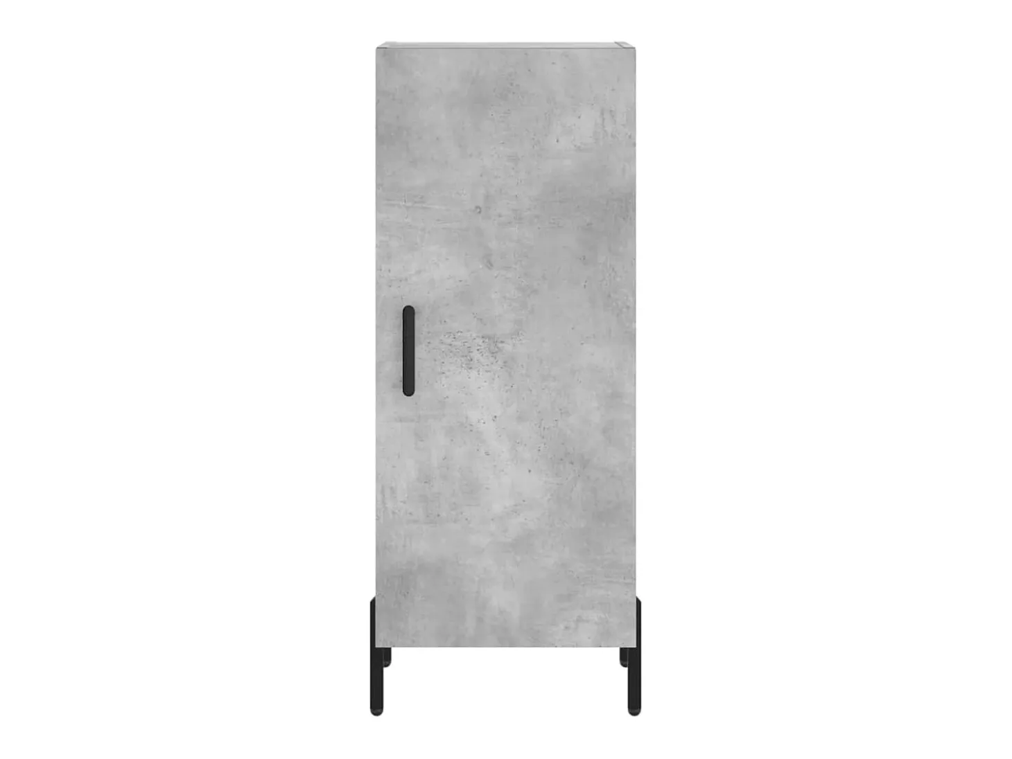 Aparador buffet cómoda mueble mueble de almacenaje organizador cocina salón salón 34,5 x 34 x 90 cm madera contrachapada gris 02_0031911