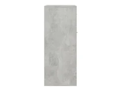 Aparador buffet cómoda mueble mueble de almacenaje organizador cocina salón salón 60 x 30 x 75 cm madera contrachapada gris 02_0031959