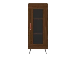 Aparador buffet cómoda mueble mueble de almacenaje organizador cocina salón salón 34,5 x 34 x 90 cm madera contrachapada marrón 02_0031225