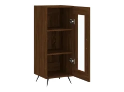 Aparador buffet cómoda mueble mueble de almacenaje organizador cocina salón salón 34,5 x 34 x 90 cm madera contrachapada marrón 02_0031225