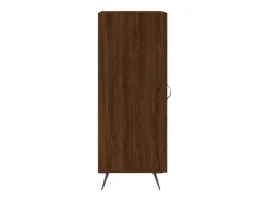 Aparador buffet cómoda mueble mueble de almacenaje organizador cocina salón salón 34,5 x 34 x 90 cm madera contrachapada marrón 02_0031225