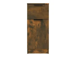 Aparador buffet cómoda mueble mueble de almacenaje organizador cocina salón salón 30 x 30 x 70 cm madera contrachapada marrón 02_0030869