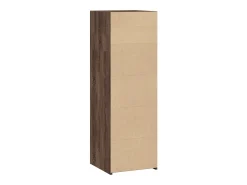 Aparador buffet cómoda mueble mueble de almacenaje organizador cocina salón salón alto 40 x 41 x 124 cm madera contrachapada marrón 02_0033713