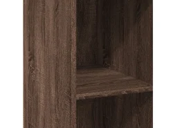 Aparador buffet cómoda mueble mueble de almacenaje organizador cocina salón salón alto 40 x 41 x 124 cm madera contrachapada marrón 02_0033713
