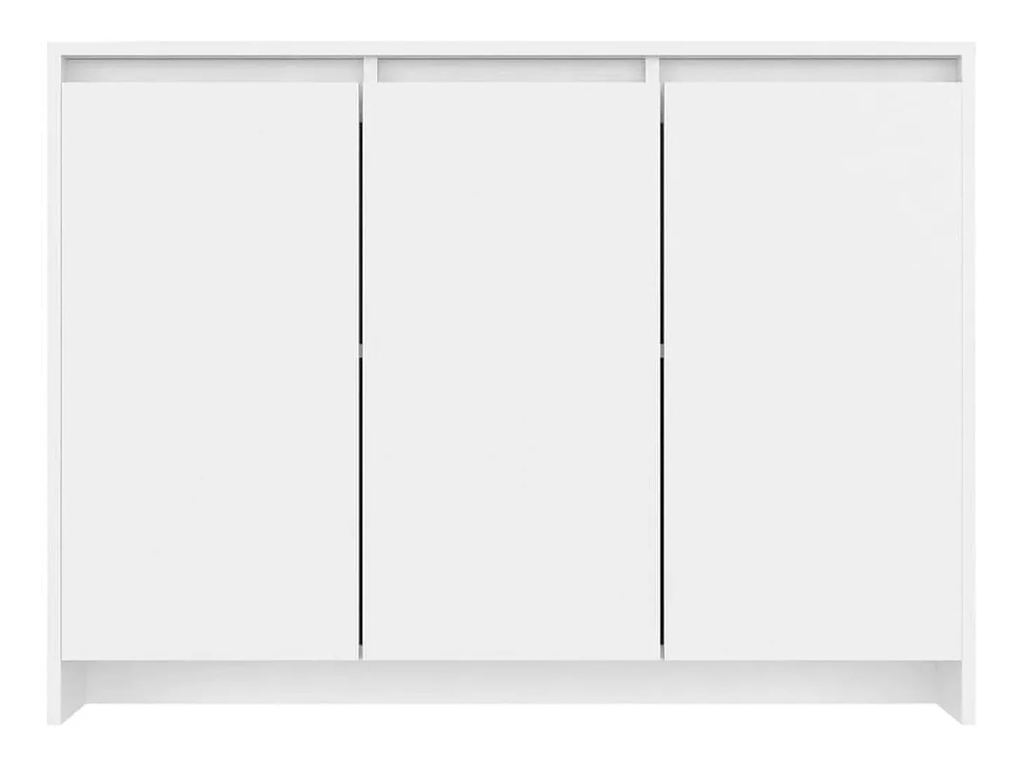 Aparador buffet cómoda mueble mueble de almacenaje organizador cocina salón salón 102 x 33 x 75 cm madera contrachapada blanco 02_0030173