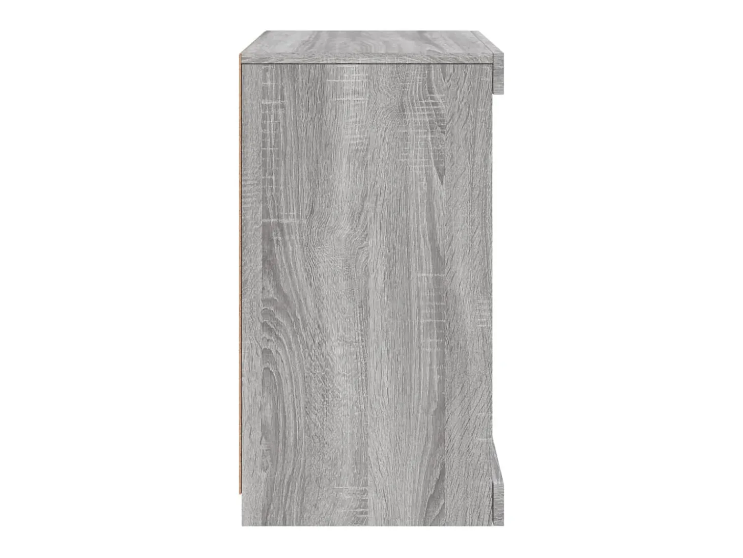 Aparador buffet cómoda mueble almacenaje organizador cocina salón salón con luces LED Sonoma 41 x 37 x 67 cm gris 02_0030075
