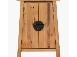 Aparador buffet mueble consola mueble auxiliar de baño pino macizo reciclado 80 cm marrón 4402240