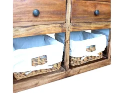 Aparador buffet mueble consola mueble de almacenamiento madera maciza recuperada 100 cm 4402144