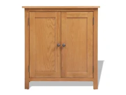 Aparador buffet mueble consola mueble de almacenamiento 75 cm madera maciza de roble 4402272
