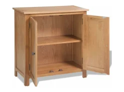Aparador buffet mueble consola mueble de almacenamiento 75 cm madera maciza de roble 4402272