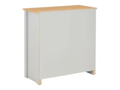 Aparador buffet mueble consola gris unidad de almacenamiento 79 cm 4402263
