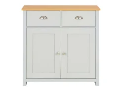 Aparador buffet mueble consola gris unidad de almacenamiento 79 cm 4402263