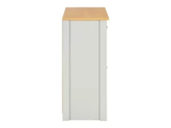 Aparador buffet mueble consola gris unidad de almacenamiento 79 cm 4402263