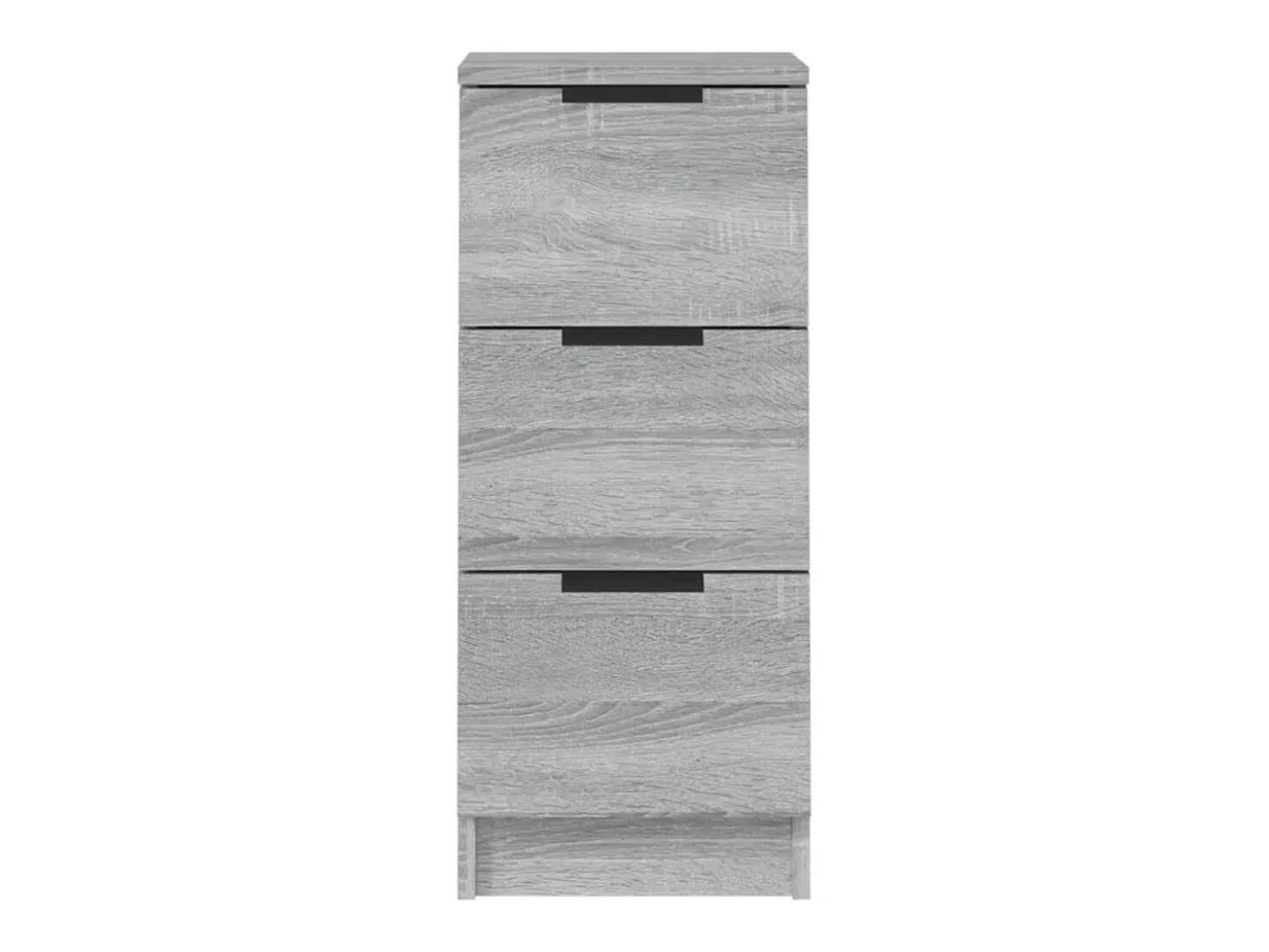 Aparador cómoda armario mueble organizador cocina salón salón juego de 2 sonoma 30 x 30 x 70 cm madera contrachapada gris 02_0036941