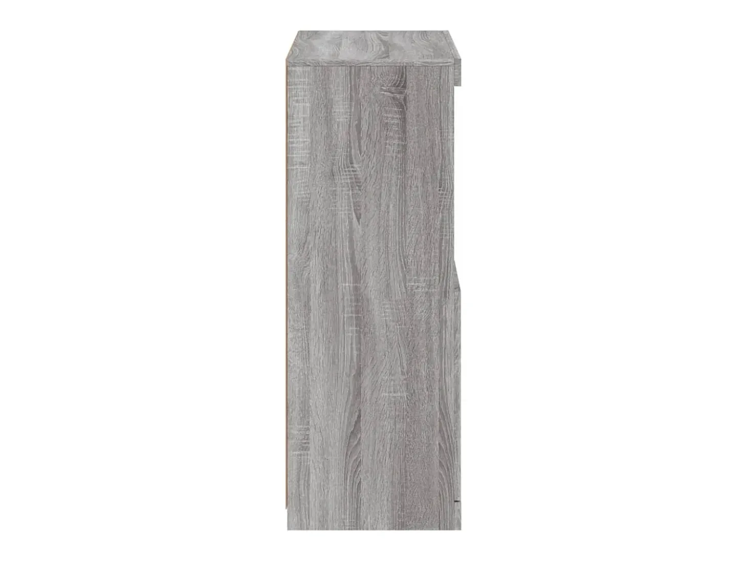 Aparador cómoda armario mueble organizador cocina salón salón con luces LED sonoma 60,5 x 37 x 100 cm gris 02_0030078