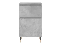 Aparador cómoda armario mueble organizador cocina salón salón juego de 2 40 x 35 x 70 cm madera contrachapada gris 02_0036846