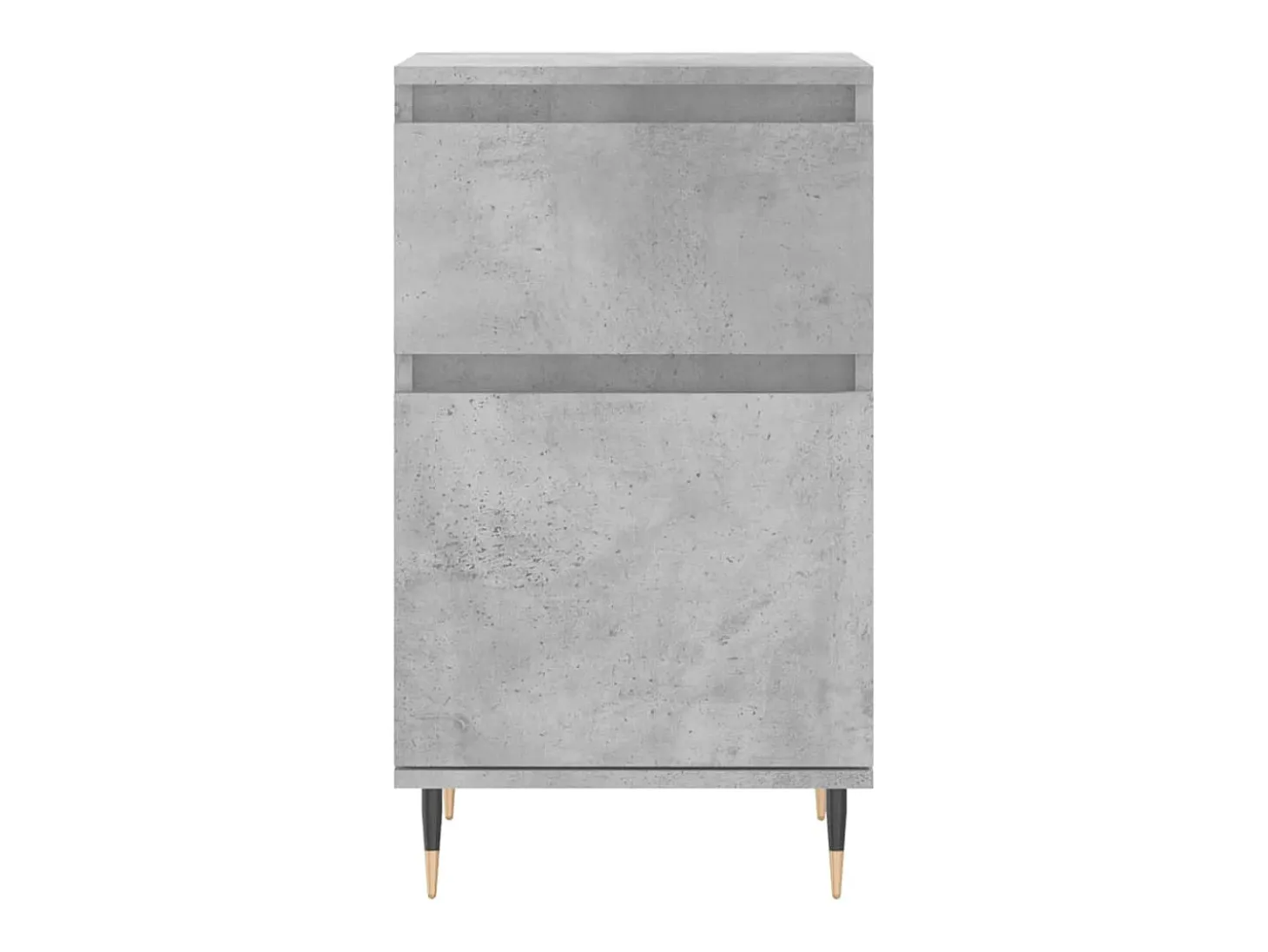 Aparador cómoda armario mueble organizador cocina salón salón juego de 2 40 x 35 x 70 cm madera contrachapada gris 02_0036846