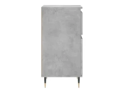 Aparador cómoda armario mueble organizador cocina salón salón juego de 2 40 x 35 x 70 cm madera contrachapada gris 02_0036846
