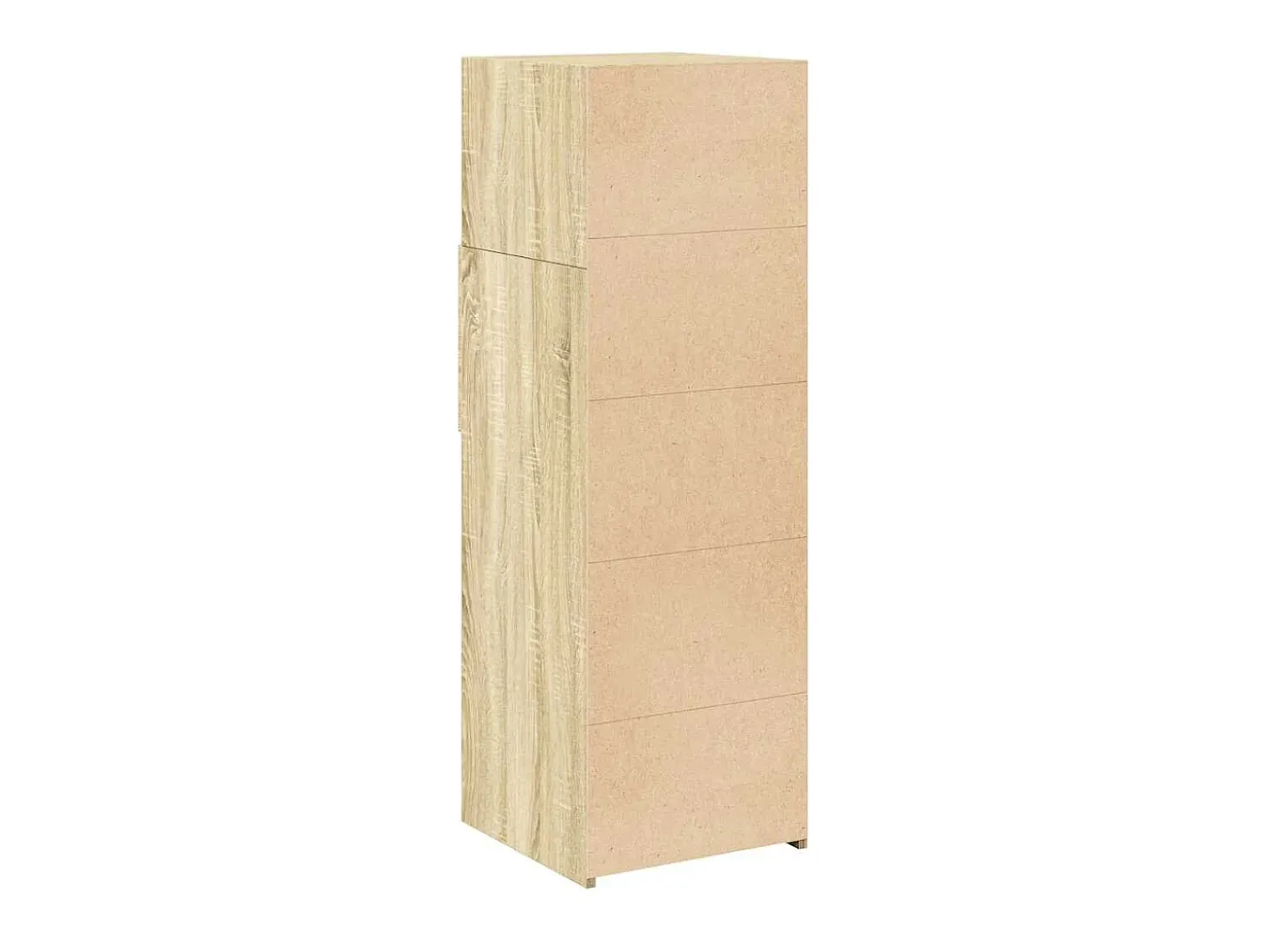 Aparador cómoda armario mueble organizador cocina salón salón alto sonoma 40 x 42,5 x 124 cm madera contrachapada marrón 02_0034060