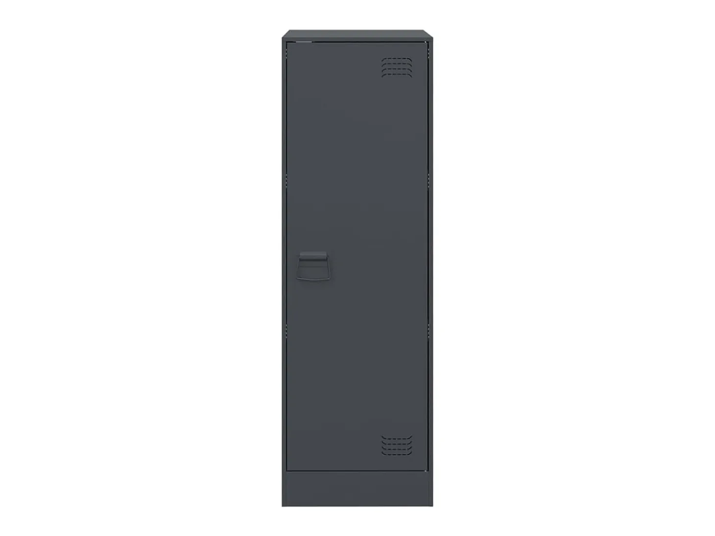 Aparador cómoda armario mueble organizador cocina salón salón 34,5 x 39 x 107 cm acero antracita 02_0029692