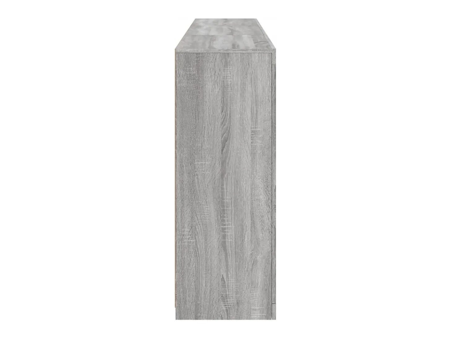 Aparador cómoda armario mueble organizador cocina salón salón con luces LED sonoma 181,5 x 37 x 100 cm gris 02_0030062