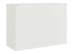 Aparador cómoda cómoda armario mueble organizador cocina salón salón 99 x 39 x 73 cm acero blanco 02_0030543