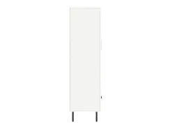 Aparador cómoda cómoda armario mueble organizador cocina salón salón alto 69,5 x 31 x 115 cm madera contrachapada blanco 02_0032492