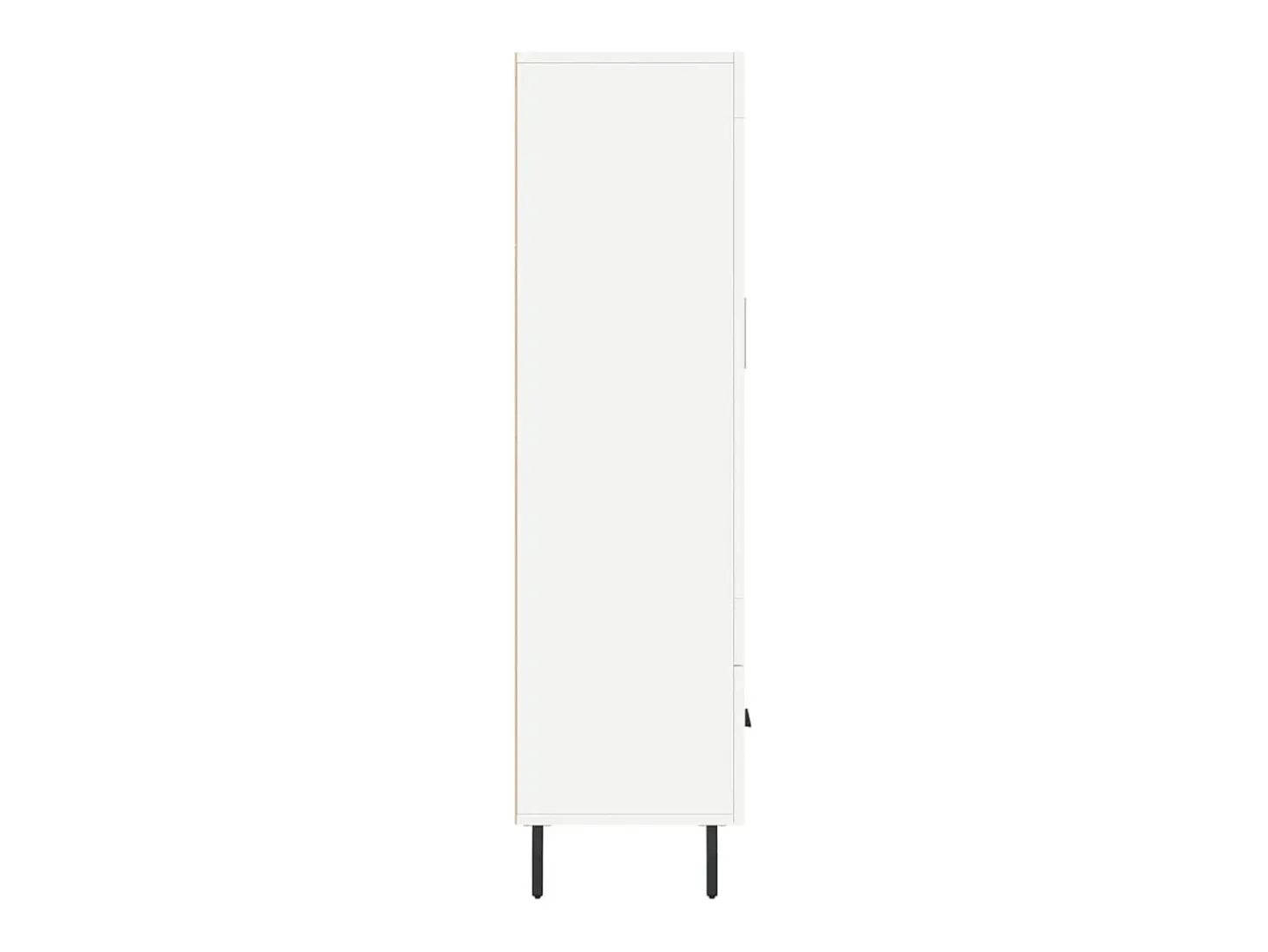 Aparador cómoda cómoda armario mueble organizador cocina salón salón alto 69,5 x 31 x 115 cm madera contrachapada blanco 02_0032492