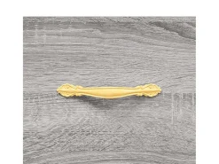 Aparador cómoda cómoda armario mueble organizador cocina salón salón Sonoma 69,5 x 34 x 90 cm madera contrachapada gris 02_0036478