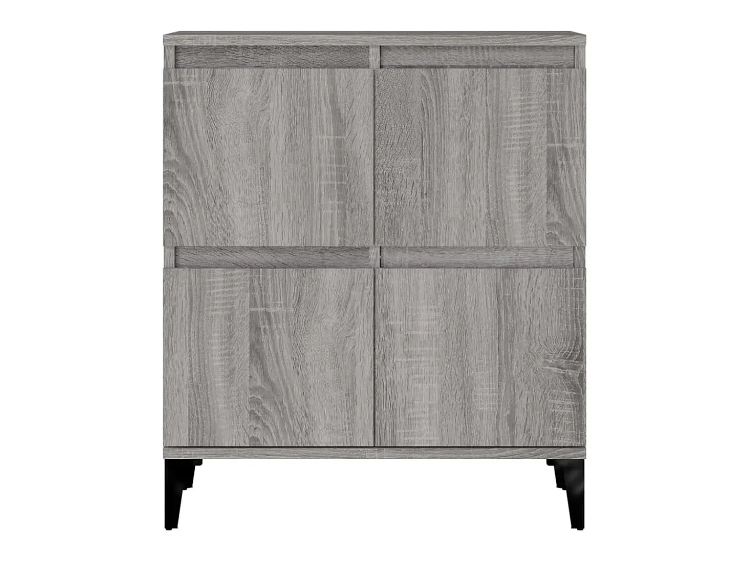 Aparador cómoda cómoda armario unidad de almacenamiento organizador cocina salón salonsonoma 60 x 35 x 70 cm madera contrachapada gris 02_0036413