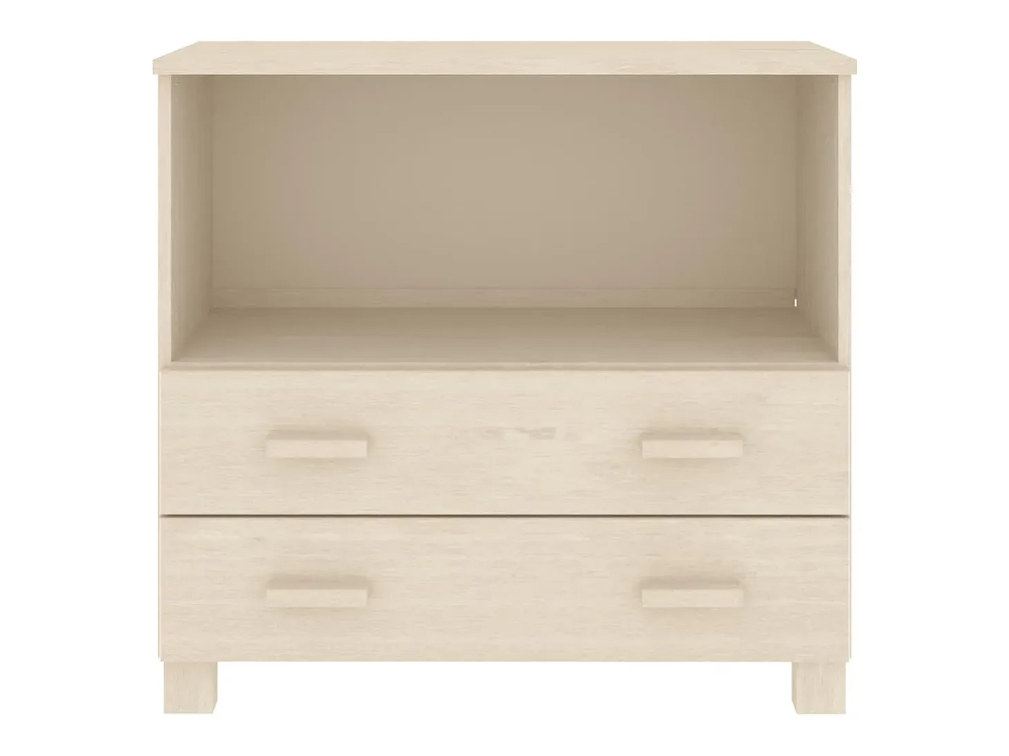 Aparador cómoda cómoda armario mueble organizador cocina salón salón 85 x 35 x 80 cm madera maciza de pino marrón 02_0032180