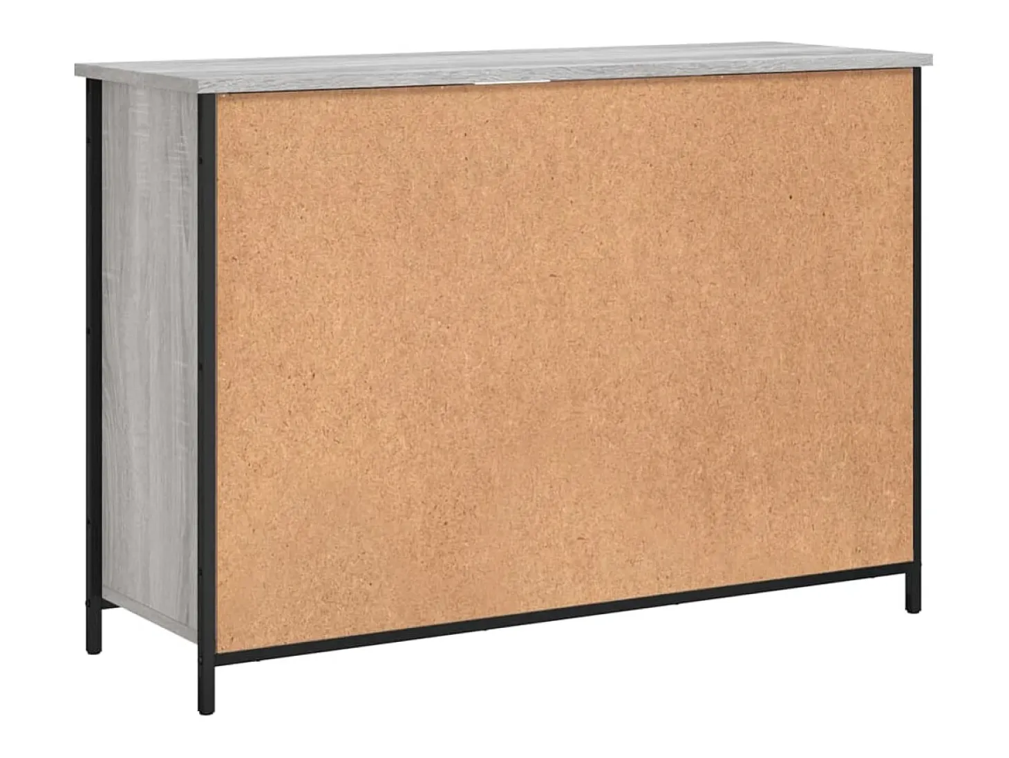 Aparador cómoda cómoda armario unidad de almacenamiento organizador cocina salón salonsonoma 100 x 35 x 70 cm madera contrachapada gris 02_0036247