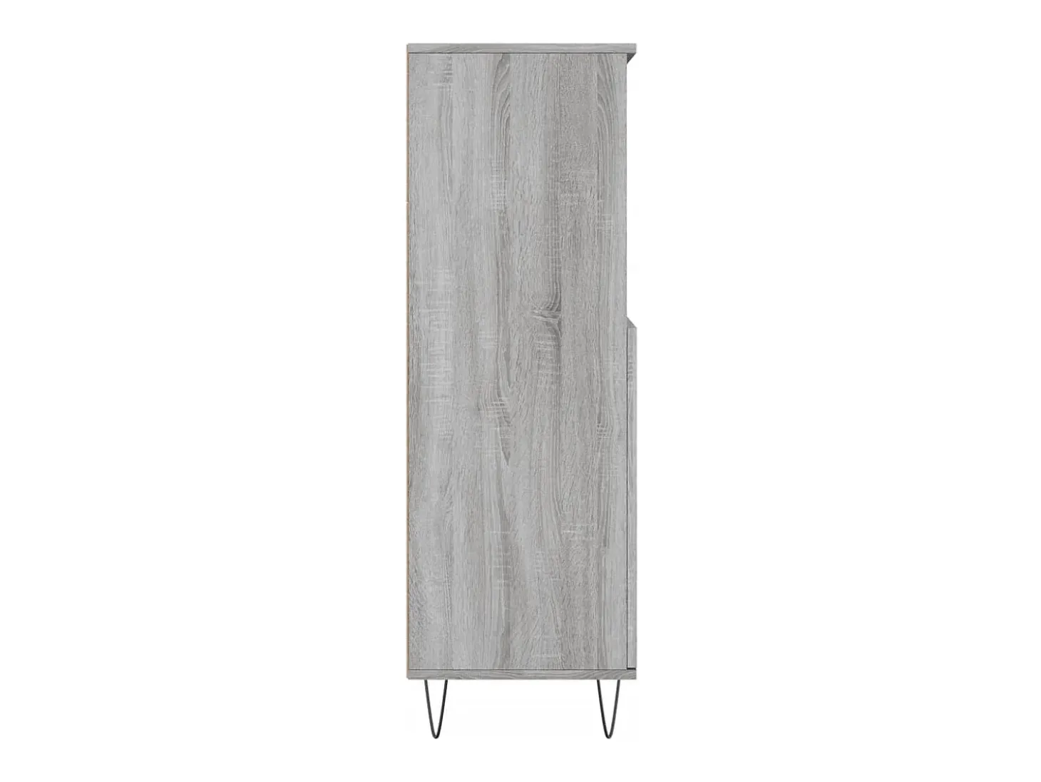 Aparador cómoda cómoda armario mueble organizador cocina salón salón alto Sonoma 60 x 36 x 110 cm madera contrachapada gris 02_0035382