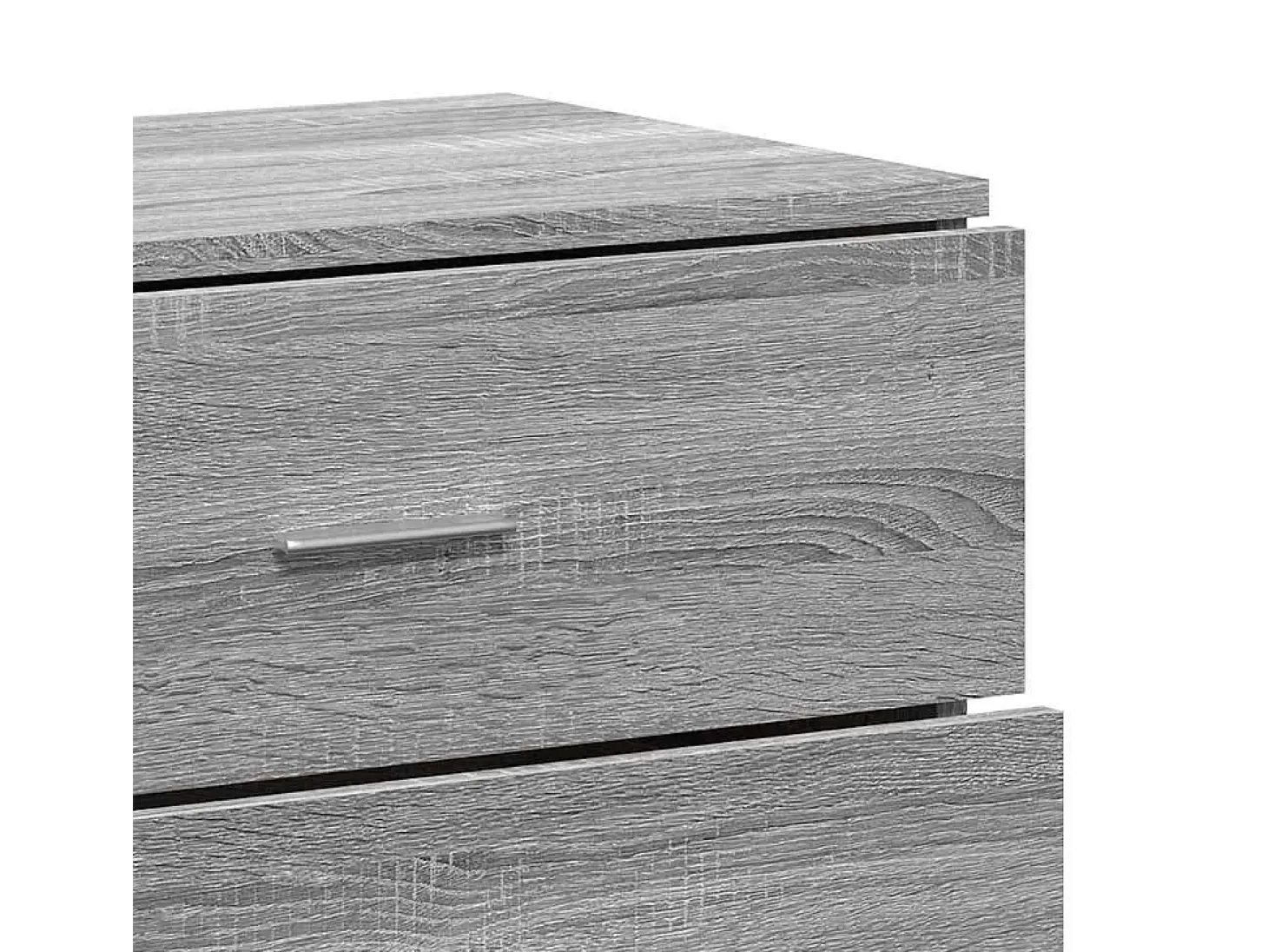 Aparador cómoda cómoda armario mueble organizador cocina salón salón Sonoma 60 x 39 x 80 cm madera contrachapada gris 02_0036418