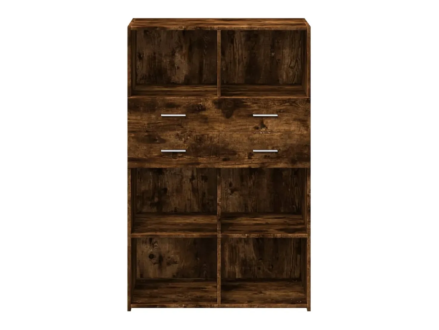 Aparador cómoda cómoda armario mueble organizador cocina salón salón alto 80 x 42,5 x 124 cm madera contrachapada marrón 02_0033561