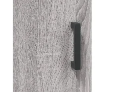 Aparador cómoda cómoda armario mueble organizador cocina salón salón alto Sonoma 34,5 x 34 x 180 cm madera contrachapada gris 02_0035330