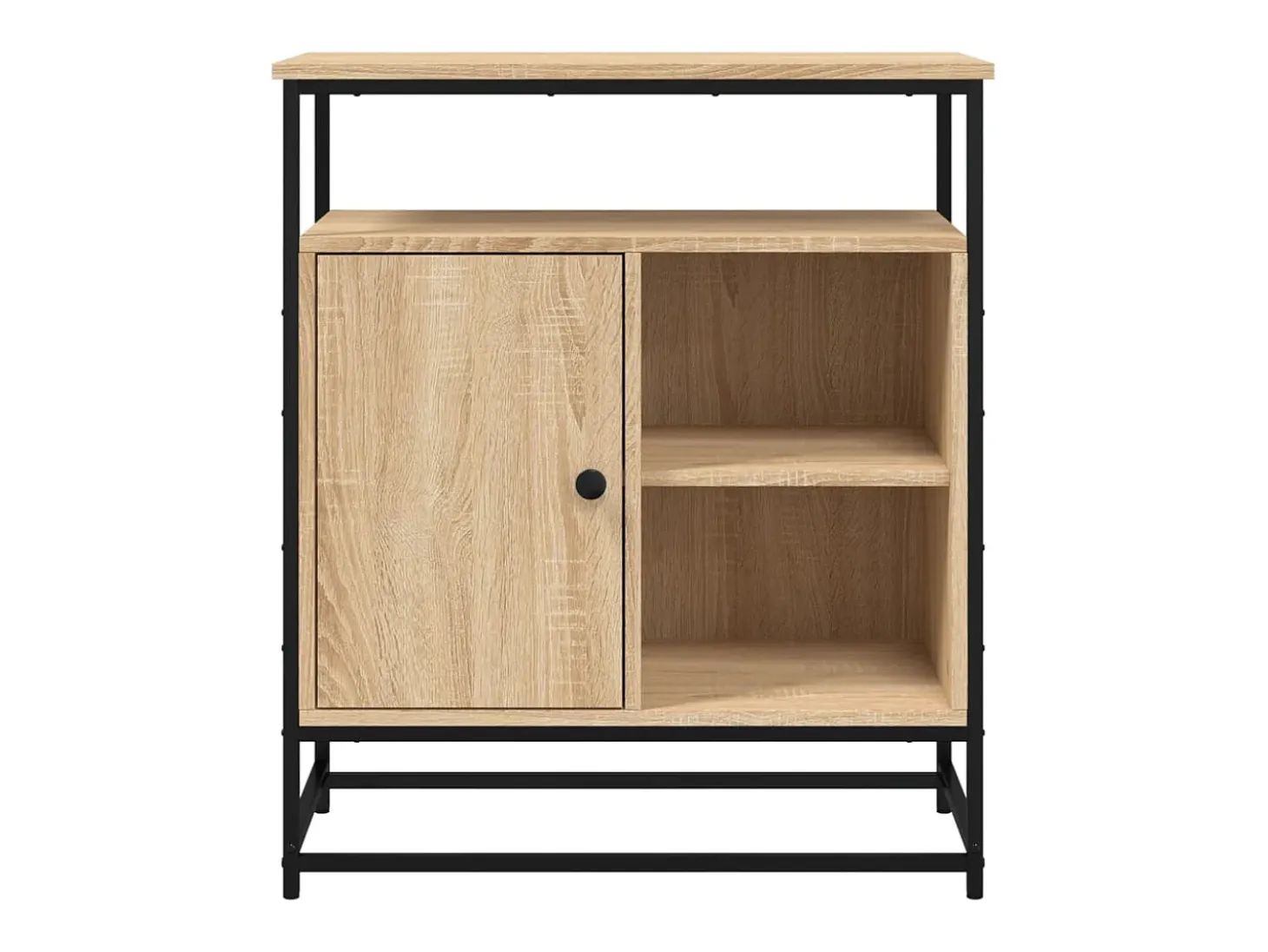 Aparador cómoda cómoda armario mueble organizador cocina salón salón Sonoma 69 x 35 x 80 cm madera contrachapada marrón 02_0031690