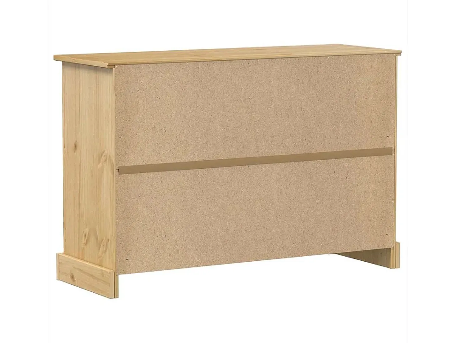 Aparador cómoda cómoda armario mueble organizador cocina salón Corona 115 x 40 x 76 cm madera maciza de pino 02_0031744