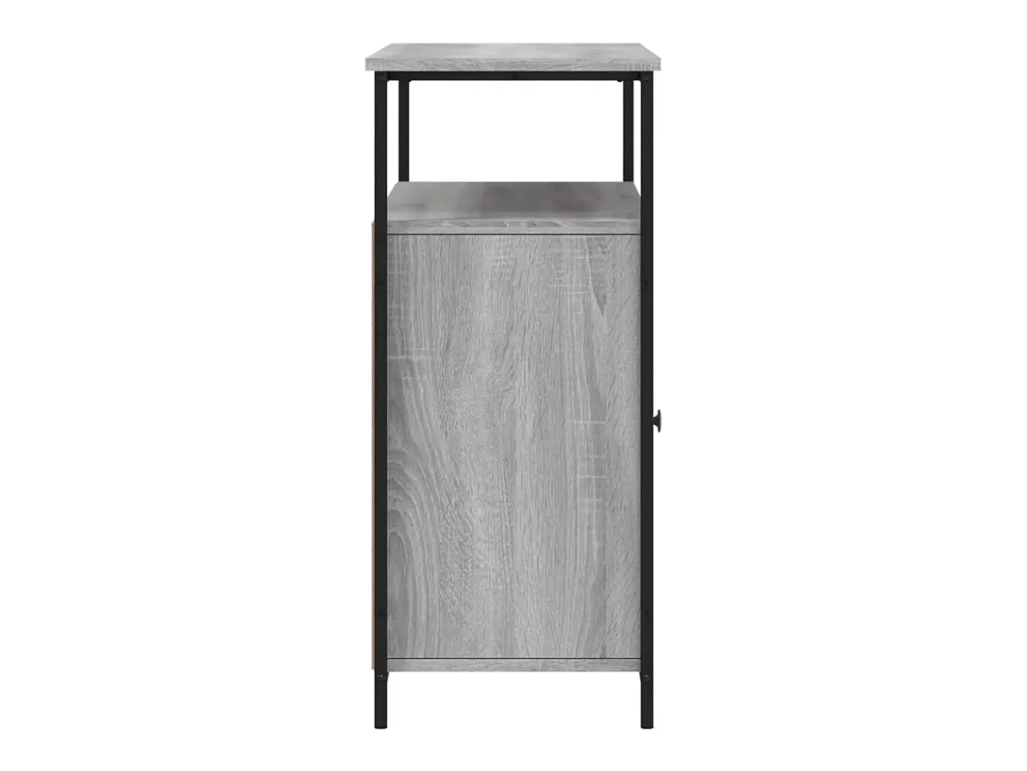 Aparador cómoda cómoda armario mueble organizador cocina salón salón Sonoma 100 x 35 x 80 cm madera contrachapada gris 02_0036252