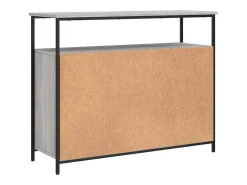 Aparador cómoda cómoda armario mueble organizador cocina salón salón Sonoma 100 x 35 x 80 cm madera contrachapada gris 02_0036252
