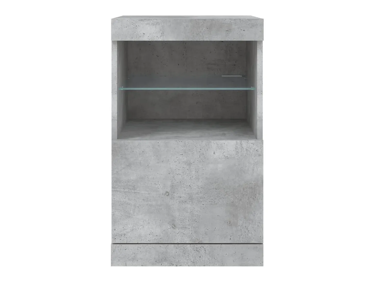 Aparador cómoda cómoda armario mueble organizador cocina salón salón con luces LED 41 x 37 x 67 cm gris 02_0029999